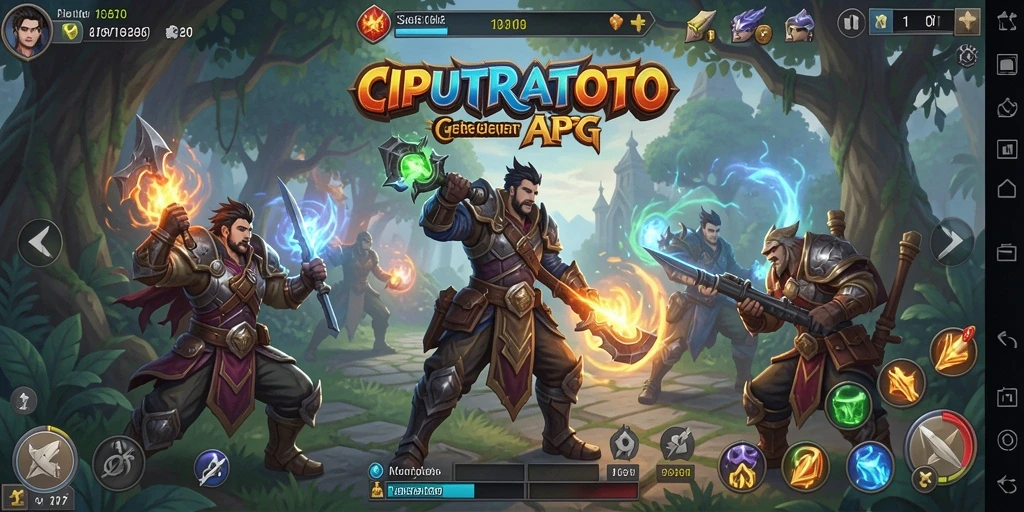 Screenshot gameplay <strong>CIPUTRATOTO</strong> menunjukkan aksi seru dalam pertarungan.