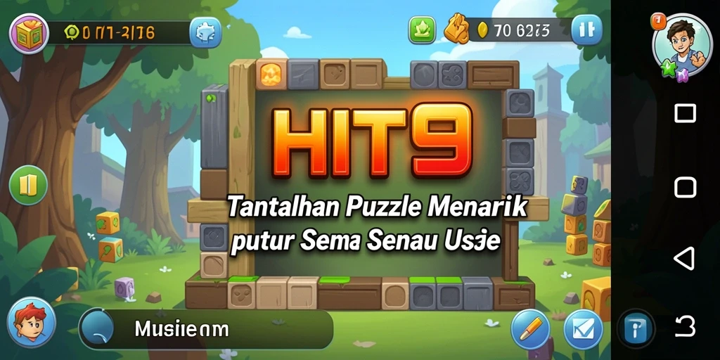 Tangkapan layar menunjukkan gameplay menantang dari HIT9.