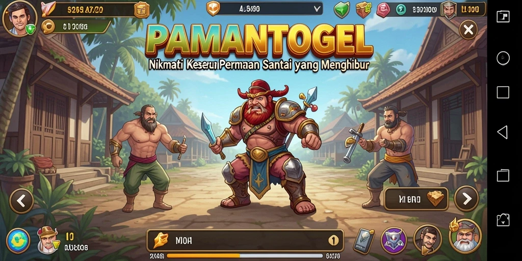 Gameplay PAMANTOGEL menampilkan kesenangan dan tantangan yang menghibur.