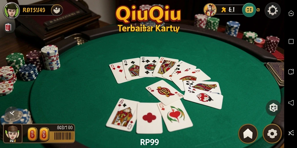 Tampilan screenshot utama RP99 menampilkan gameplay seru QiuQiu.