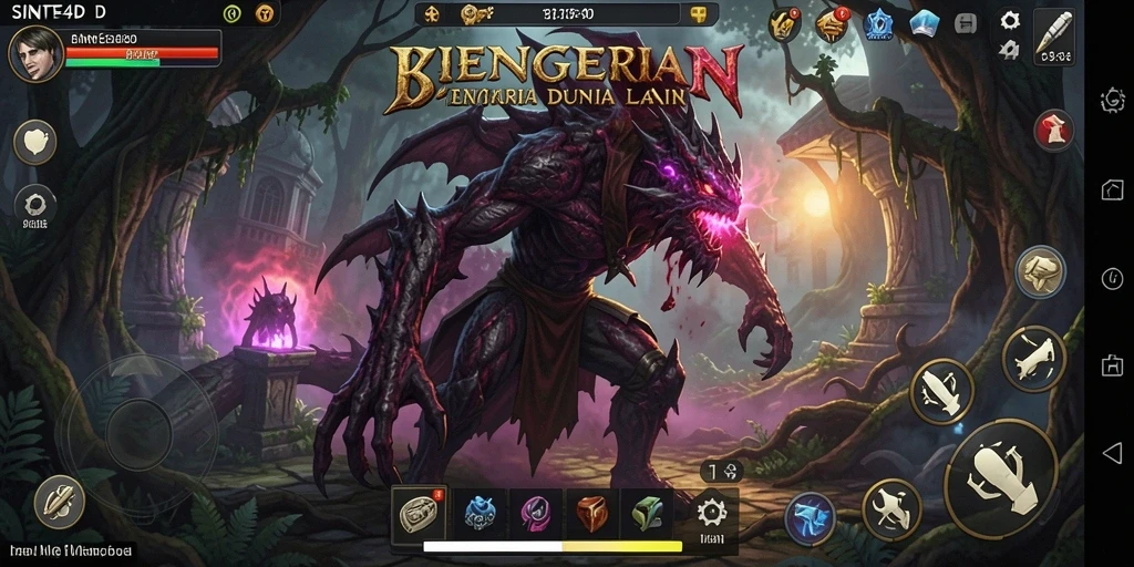 Gameplay SINTE4D yang mencekam dan menakutkan.