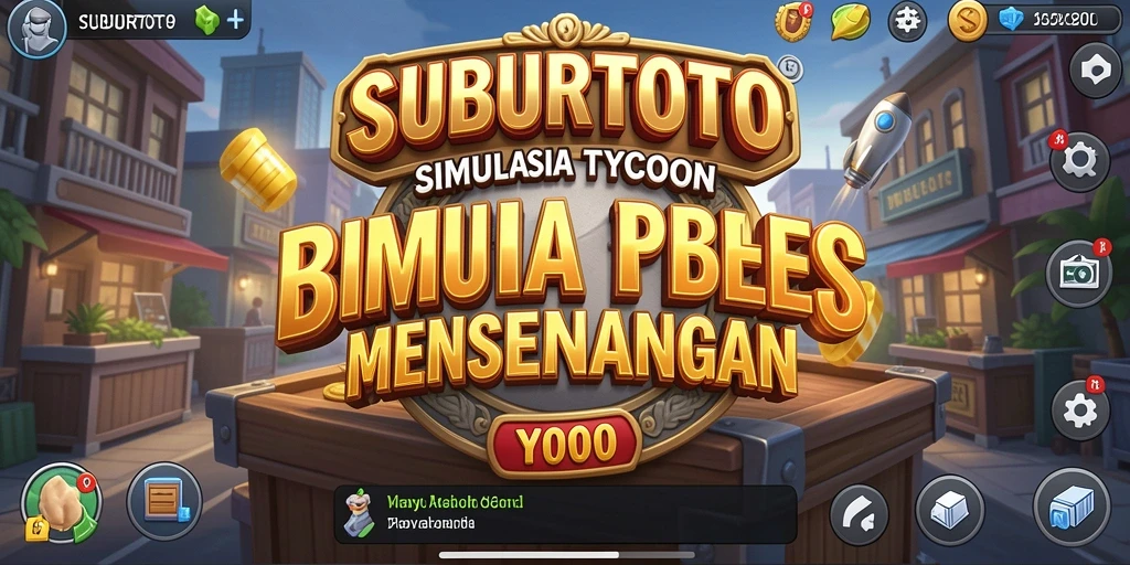 Tampilan gameplay SUBURTOTO yang penuh warna dan dinamis.